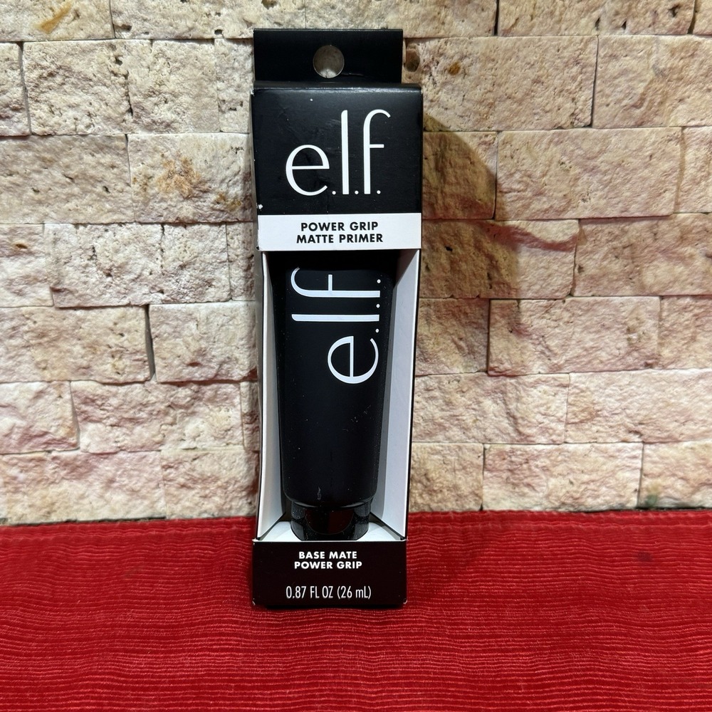 Elf Cosmetics Power Grip Matte Primer 0.87 oz Clear Transparent NEW IN‎ BOX NIB